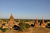 Bagan Myanmar. View of the various stupas close to Buledi. 